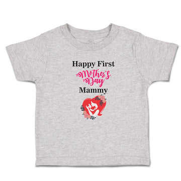 Toddler Clothes Happy First Mother's Day Mammy Toddler Shirt Baby Clothes Cotton