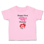 Toddler Clothes Happy First Mother's Day Mammy Toddler Shirt Baby Clothes Cotton