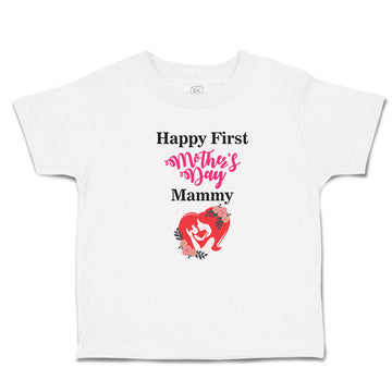 Toddler Clothes Happy First Mother's Day Mammy Toddler Shirt Baby Clothes Cotton