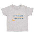 Toddler Clothes I Love My Mimi to The Moon and Back Toddler Shirt Cotton