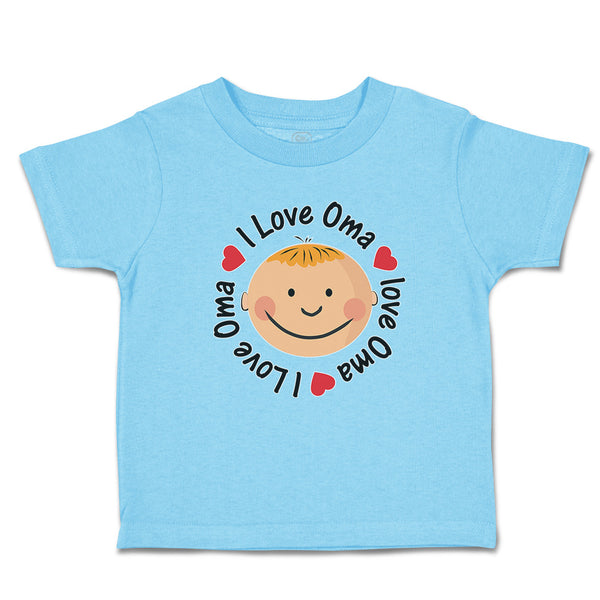Toddler Clothes I Love Oma Toddler Shirt Baby Clothes Cotton