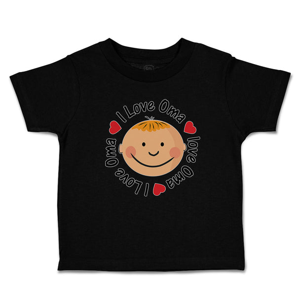 Toddler Clothes I Love Oma Toddler Shirt Baby Clothes Cotton