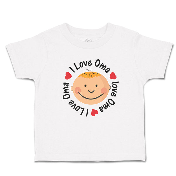 Toddler Clothes I Love Oma Toddler Shirt Baby Clothes Cotton