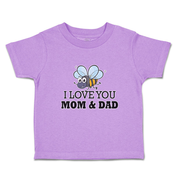 Toddler Clothes I Love You Mom & Dad Toddler Shirt Baby Clothes Cotton