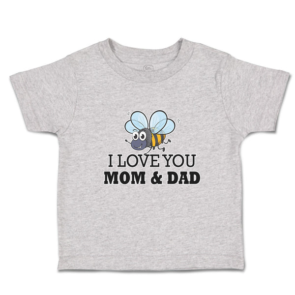 Toddler Clothes I Love You Mom & Dad Toddler Shirt Baby Clothes Cotton