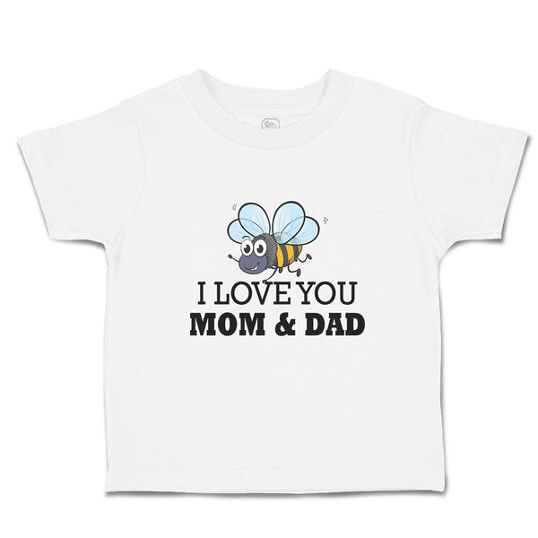 Toddler Clothes I Love You Mom & Dad Toddler Shirt Baby Clothes Cotton