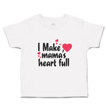 Toddler Clothes I Make Mama's Heart Full Toddler Shirt Baby Clothes Cotton