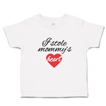Toddler Clothes I Stole Mommy's Heart Toddler Shirt Baby Clothes Cotton