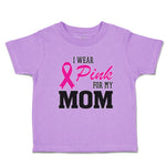 Toddler Clothes I Wear Pink for My Mom Toddler Shirt Baby Clothes Cotton