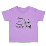 Toddler Clothes Mommy and Daddy's Sleep Thief Toddler Shirt Baby Clothes Cotton