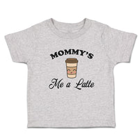 Toddler Clothes Mommy's Me A Latte Toddler Shirt Baby Clothes Cotton