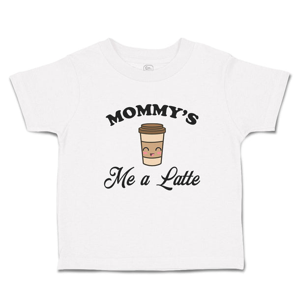 Toddler Clothes Mommy's Me A Latte Toddler Shirt Baby Clothes Cotton