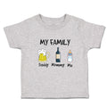 Toddler Clothes My Family Daddy Mommy Me Toddler Shirt Baby Clothes Cotton