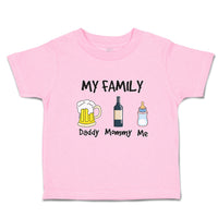 Toddler Clothes My Family Daddy Mommy Me Toddler Shirt Baby Clothes Cotton