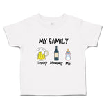 Toddler Clothes My Family Daddy Mommy Me Toddler Shirt Baby Clothes Cotton