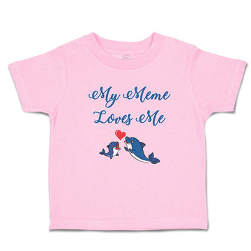 Toddler Girl Clothes My Meme Loves Me Toddler Shirt Baby Clothes Cotton