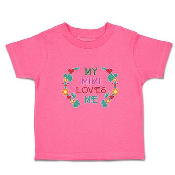 Toddler Girl Clothes My Mimi Loves Me Toddler Shirt Baby Clothes Cotton