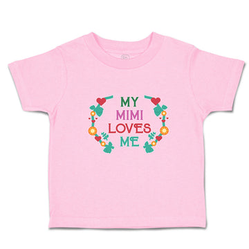 Toddler Girl Clothes My Mimi Loves Me Toddler Shirt Baby Clothes Cotton