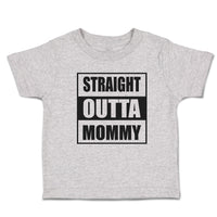 Toddler Clothes Straight Outta Mommy Toddler Shirt Baby Clothes Cotton