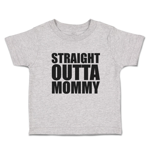 Toddler Clothes Straight Outta Mommy Toddler Shirt Baby Clothes Cotton