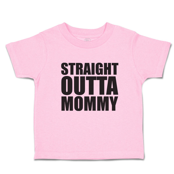 Toddler Clothes Straight Outta Mommy Toddler Shirt Baby Clothes Cotton