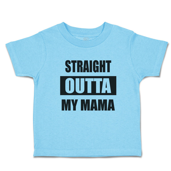 Toddler Clothes Straight Outta Mama Toddler Shirt Baby Clothes Cotton