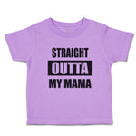 Toddler Clothes Straight Outta Mama Toddler Shirt Baby Clothes Cotton