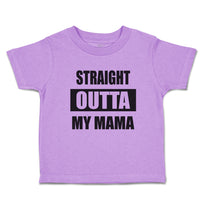 Toddler Clothes Straight Outta Mama Toddler Shirt Baby Clothes Cotton