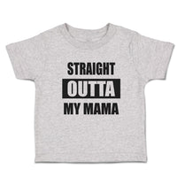 Toddler Clothes Straight Outta Mama Toddler Shirt Baby Clothes Cotton