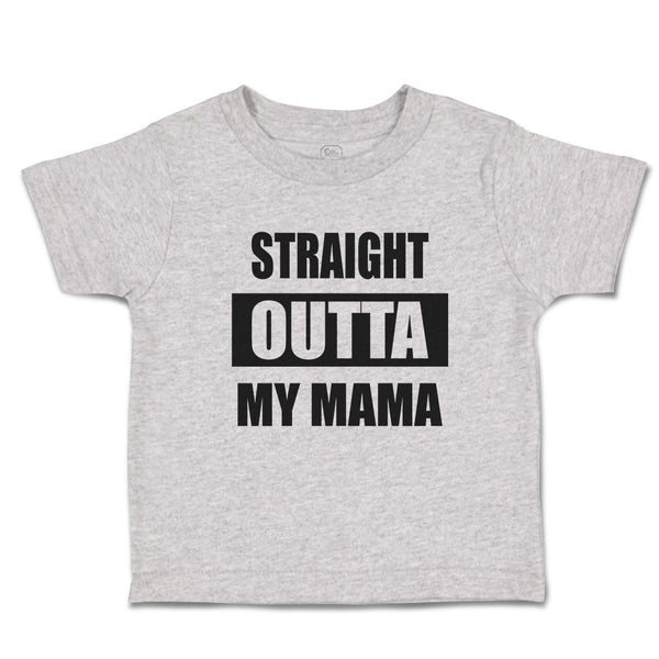 Toddler Clothes Straight Outta Mama Toddler Shirt Baby Clothes Cotton