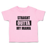 Toddler Clothes Straight Outta Mama Toddler Shirt Baby Clothes Cotton
