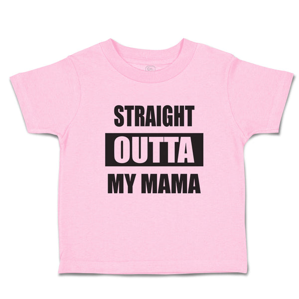Toddler Clothes Straight Outta Mama Toddler Shirt Baby Clothes Cotton