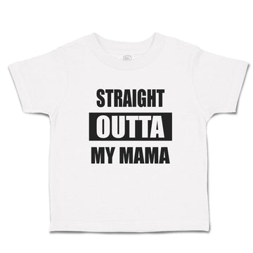 Toddler Clothes Straight Outta Mama Toddler Shirt Baby Clothes Cotton