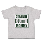 Toddler Clothes Straight Outta Mommy Toddler Shirt Baby Clothes Cotton