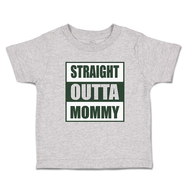 Toddler Clothes Straight Outta Mommy Toddler Shirt Baby Clothes Cotton