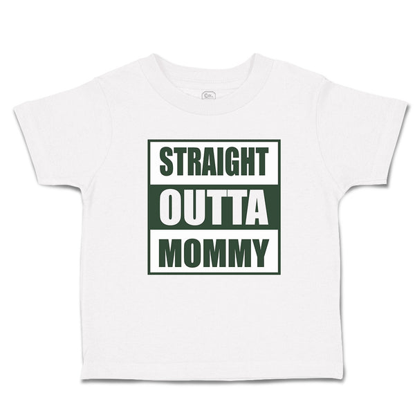 Toddler Clothes Straight Outta Mommy Toddler Shirt Baby Clothes Cotton