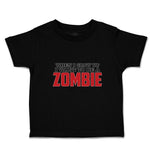 Toddler Clothes When I Grow up I Want to Be A Zombie Toddler Shirt Cotton