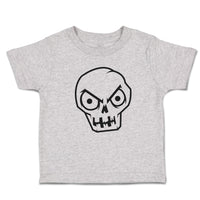 Toddler Clothes Scary Skull Head Toddler Shirt Baby Clothes Cotton