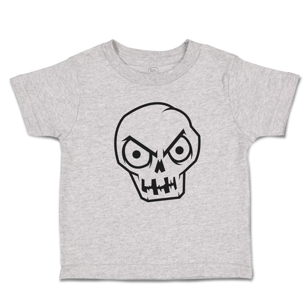 Toddler Clothes Scary Skull Head Toddler Shirt Baby Clothes Cotton