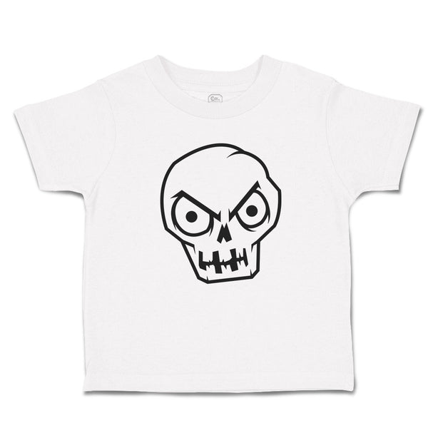 Toddler Clothes Scary Skull Head Toddler Shirt Baby Clothes Cotton