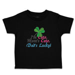 Toddler Clothes I'M Cute Mom's Cute. Dad's Lucky! Toddler Shirt Cotton