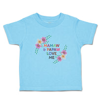 Toddler Clothes Mamaw & Papaw Love Me Toddler Shirt Baby Clothes Cotton