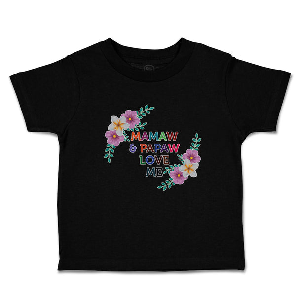 Toddler Clothes Mamaw & Papaw Love Me Toddler Shirt Baby Clothes Cotton
