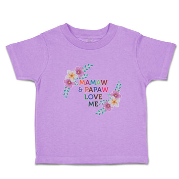 Toddler Clothes Mamaw & Papaw Love Me Toddler Shirt Baby Clothes Cotton
