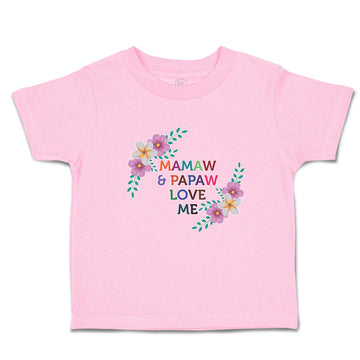Toddler Clothes Mamaw & Papaw Love Me Toddler Shirt Baby Clothes Cotton