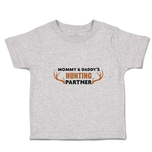 Toddler Clothes Mommy & Daddy's Hunting Partner Toddler Shirt Cotton