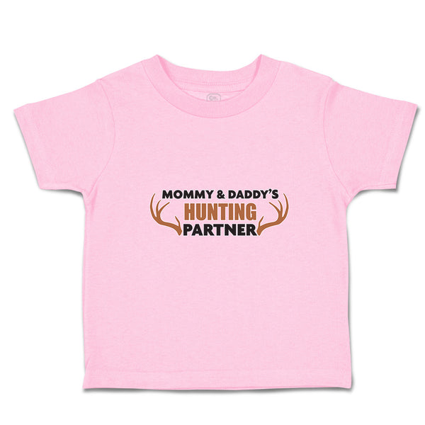 Toddler Clothes Mommy & Daddy's Hunting Partner Toddler Shirt Cotton