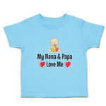 Toddler Clothes My Nana & Papa Love Me Toddler Shirt Baby Clothes Cotton