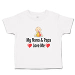 Toddler Clothes My Nana & Papa Love Me Toddler Shirt Baby Clothes Cotton