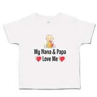 Toddler Clothes My Nana & Papa Love Me Toddler Shirt Baby Clothes Cotton